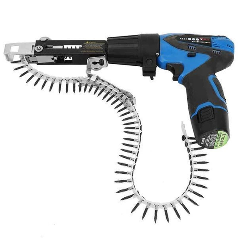 Electric Drill Automatic Chain Nail Adapter Self Tapping Screwdriver  Electric Screw Gun For Woodworking Power Tools Accessories