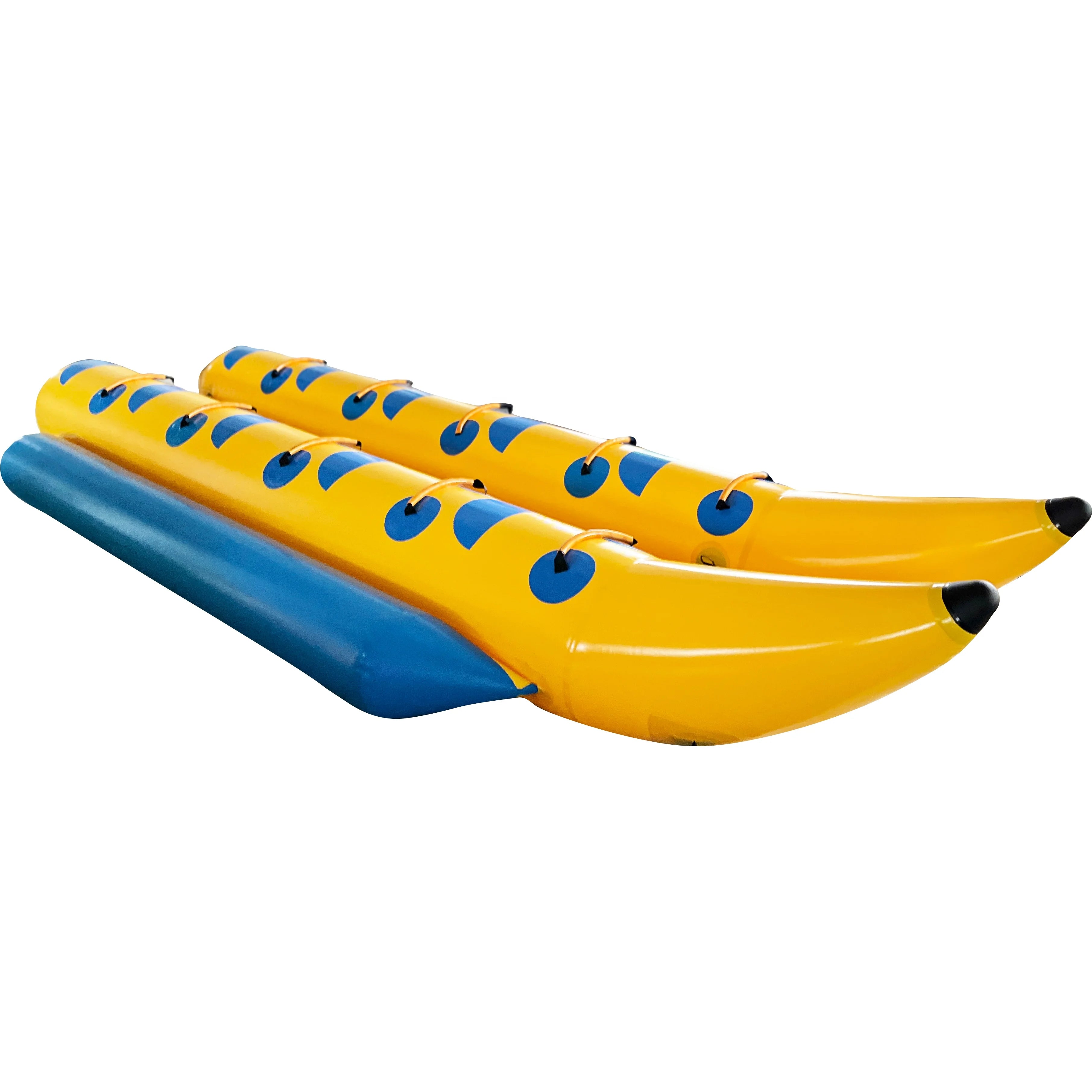 12 Person High Quality Banana Boat PVC Inflatable Flying Fish with 500kg Capacity Customized Color for Commercial Water Sports
