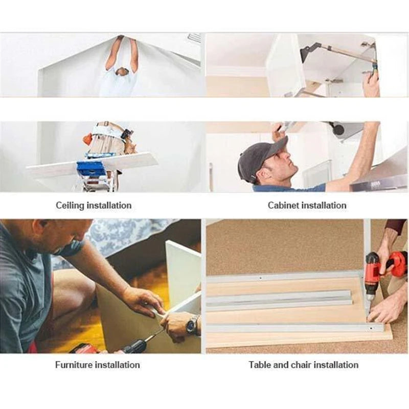 Electric Drill Automatic Chain Nail Adapter Self Tapping Screwdriver  Electric Screw Gun For Woodworking Power Tools Accessories