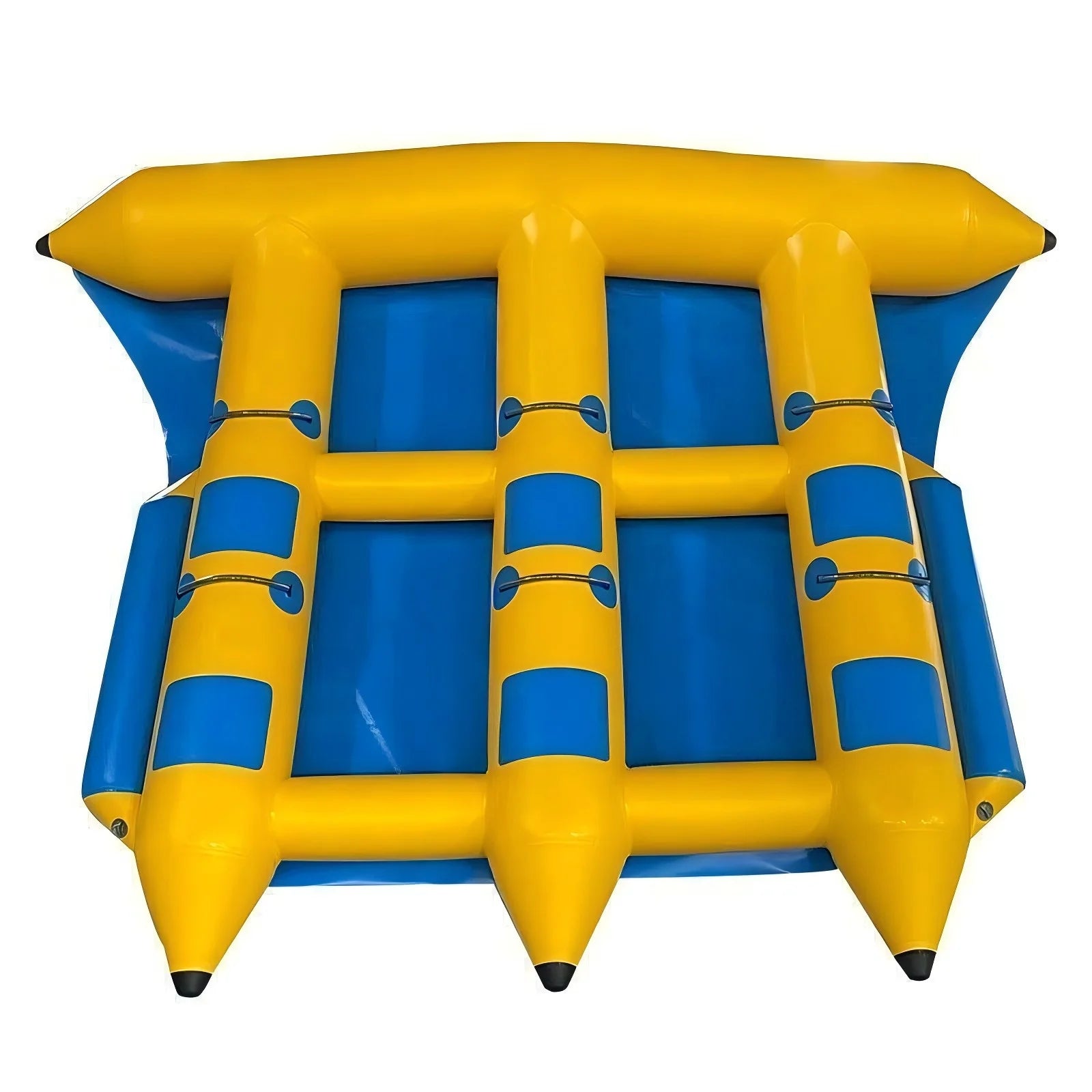Flying Tube for Water Sports Heavy Duty Inflatable Flying Tube for Boat Towing with EVA Handles