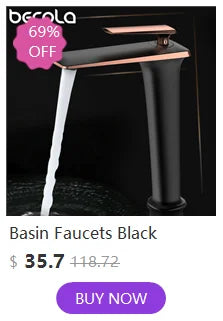 Kitchen Sink Faucet Matte Black Series for Sink Vessel Stainless Steel Hot and Cold Water Mixer Faucet