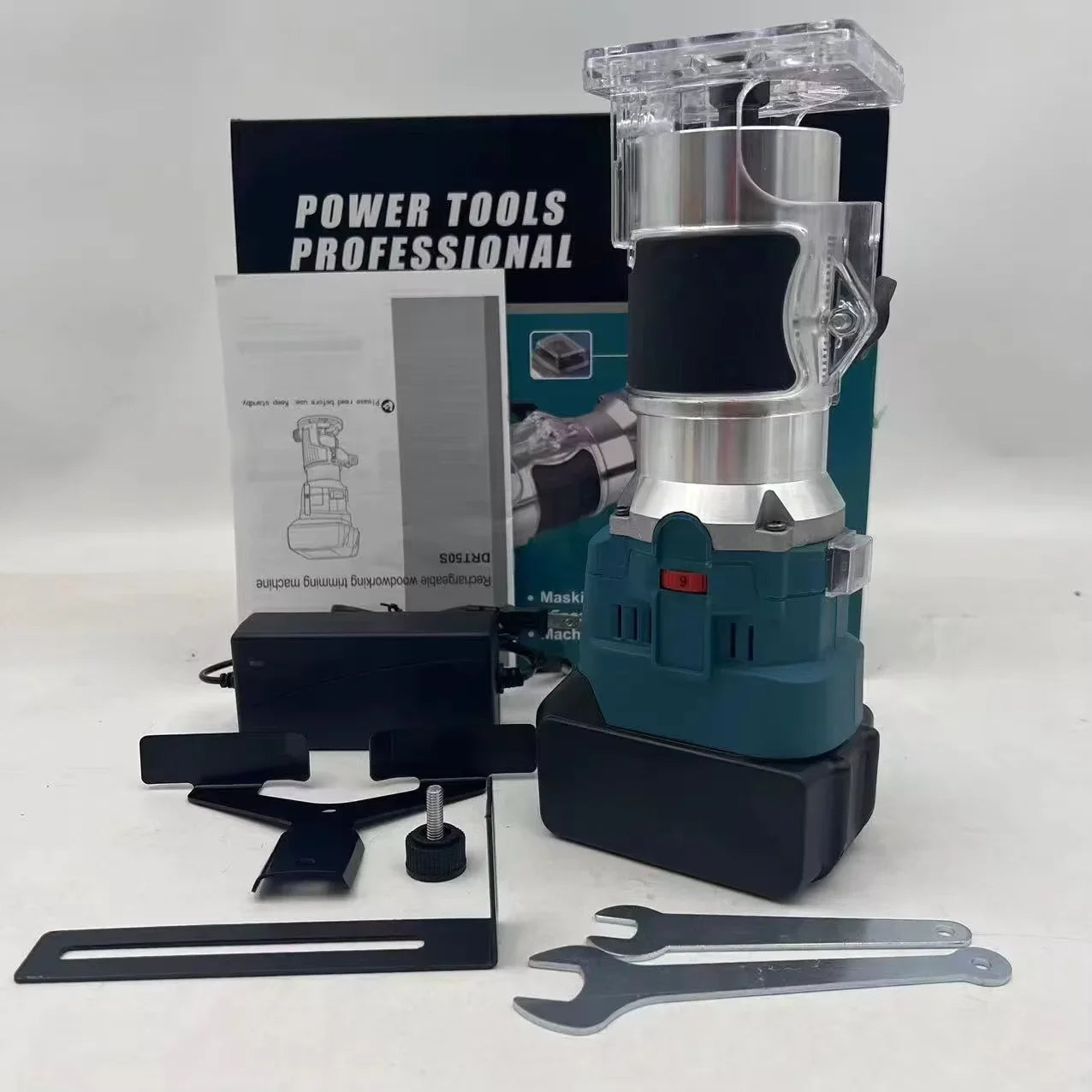 15-Piece Combo Power Tools Set Brushless Cordless Drill & Electric Hammer Drill Angle Grinder Includes Hard Case