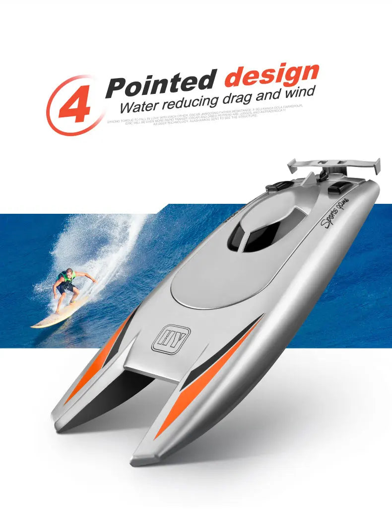 2.4G RC High Speed Racing Boat Waterproof Double Motor Remote Control Professional Speedboat 805 Gifts Toys for boys