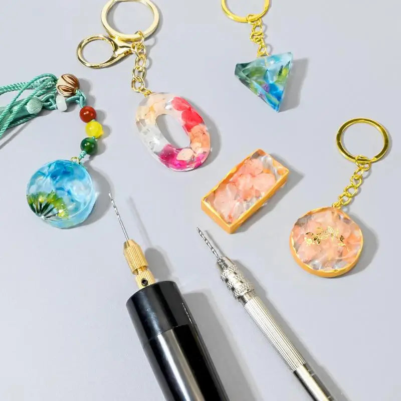 Handheld Mini Electric Drill DIY Electric USB Electric Drill Tools For Epoxy Resin Jewelry Making Wood Craft Engraving Pen Tool