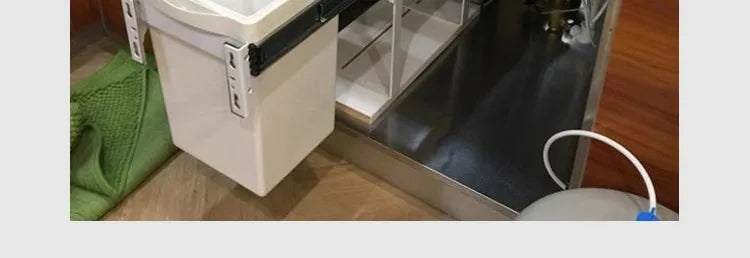 Kitchen Sink Trash Can Large Kitchen Cabinet Recycle Bin Food Waste Litter Bins Dustbin Recycling Trash Sorting Home Appliance