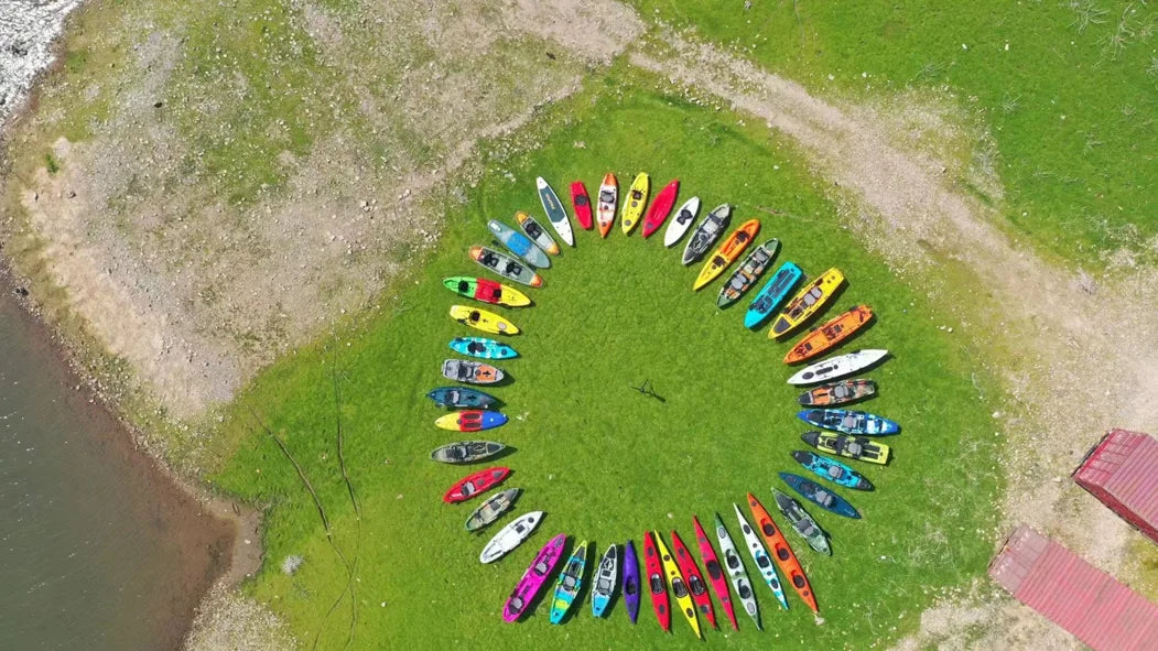 2025 Best 14FT Propeller Drive Fishing Kayak 550 LBS Modular Pedal Motor HDPE Tandem Experienced Surfing 2 Persons