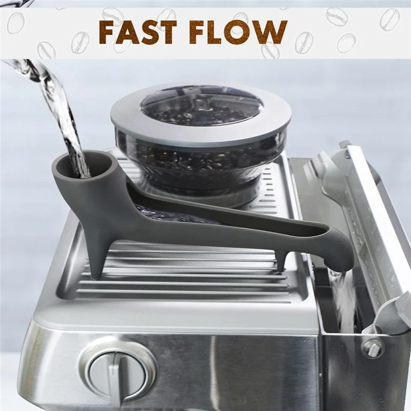 B06B-Espresso Machine Water Tank Funnel Coffee Machine Funnel & Quick Access Water Funnel For Breville Espresso Machine