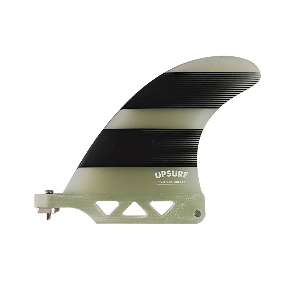 Surfboard 4.5inch Fin Center Surfing Fin For Longboard Single Gray/Clear Fin Quilha Paddle Board SUP Board Fin Small Central Fin