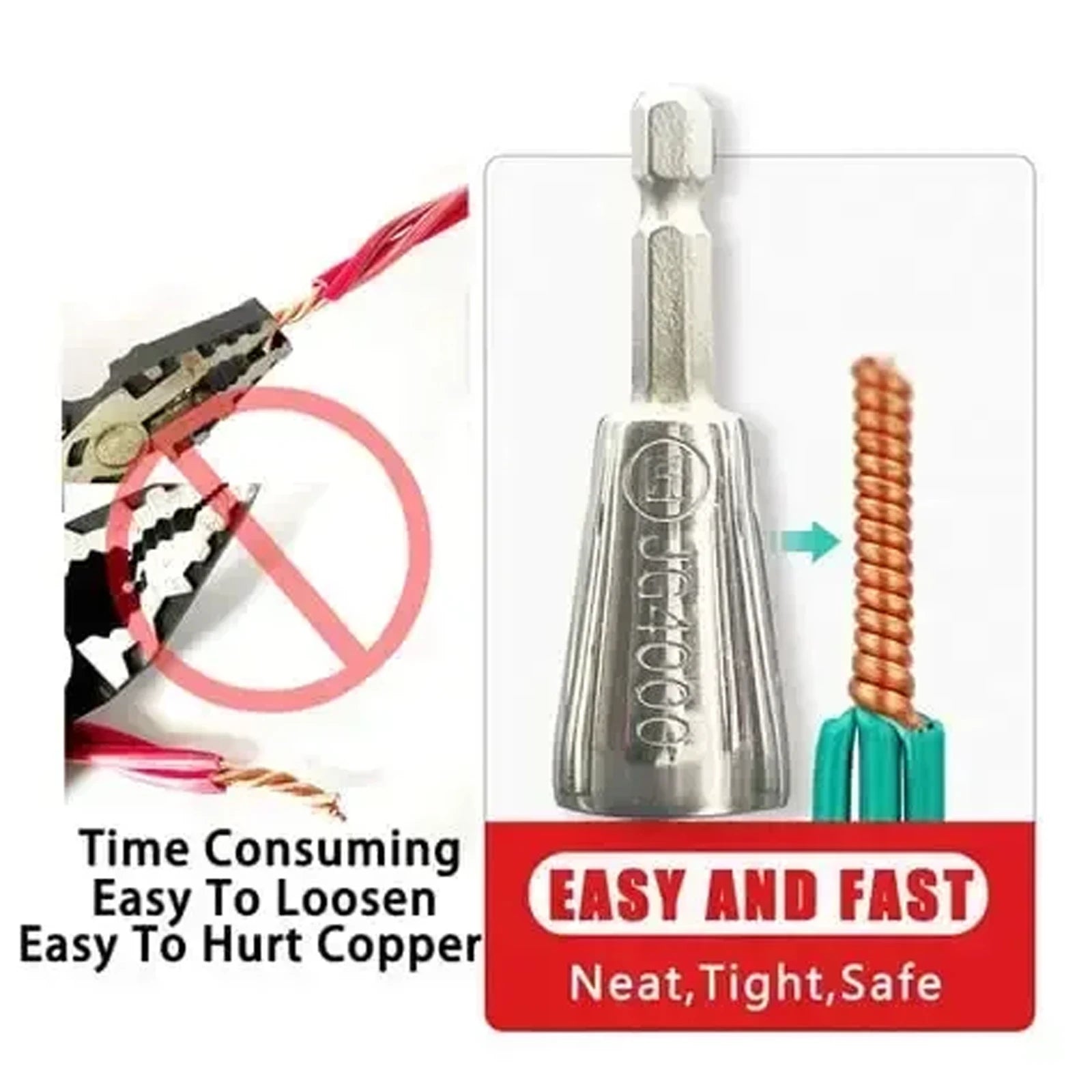 Wire Twisting Tools Quickly Twister Electrician Artifact for Power Drill Drivers Twisted Connector Cable Device Multi-tool