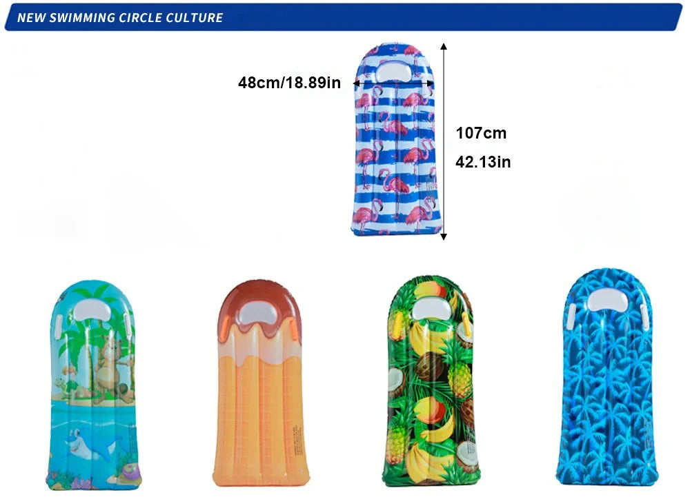 Rooxin Swim Tube Water Hammock Swim Accessory Inflatable Pool Float For Summer Water Sports Swimming Circle Swim Float