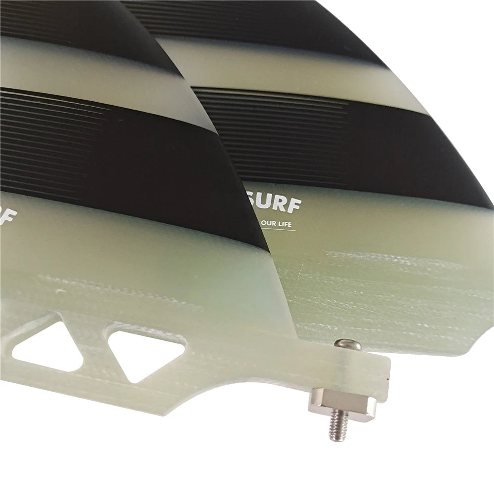 Surfboard 4.5inch Fin Center Surfing Fin For Longboard Single Gray/Clear Fin Quilha Paddle Board SUP Board Fin Small Central Fin