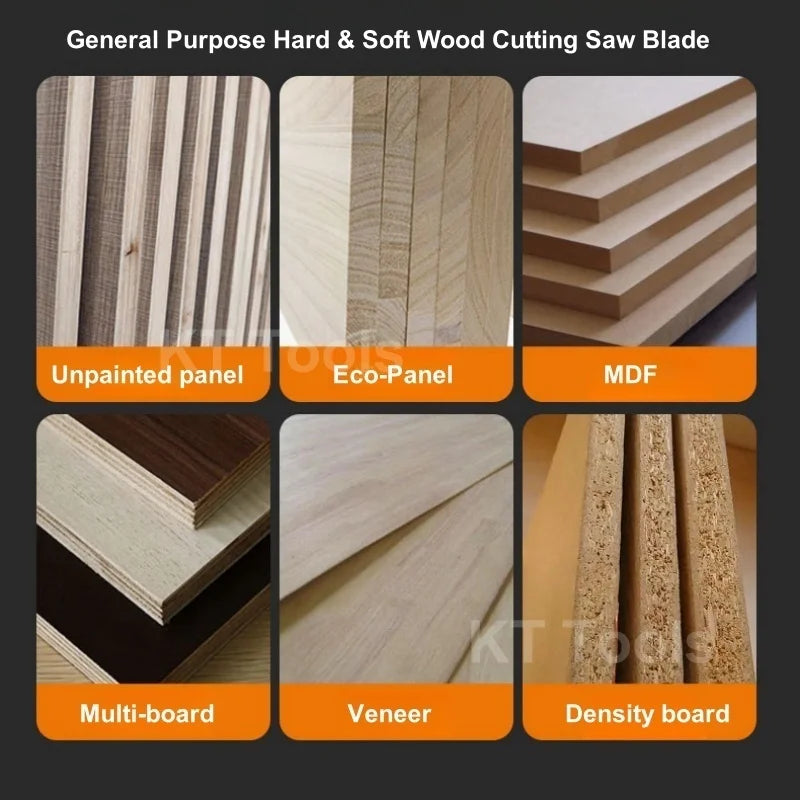 110/125/180/205/230mm Circular Saw Blade 2.0mm Teeth Kerf 40-96 Teeth Woodworking Cutting Saw Blades Disc for Cutting Wood Tools