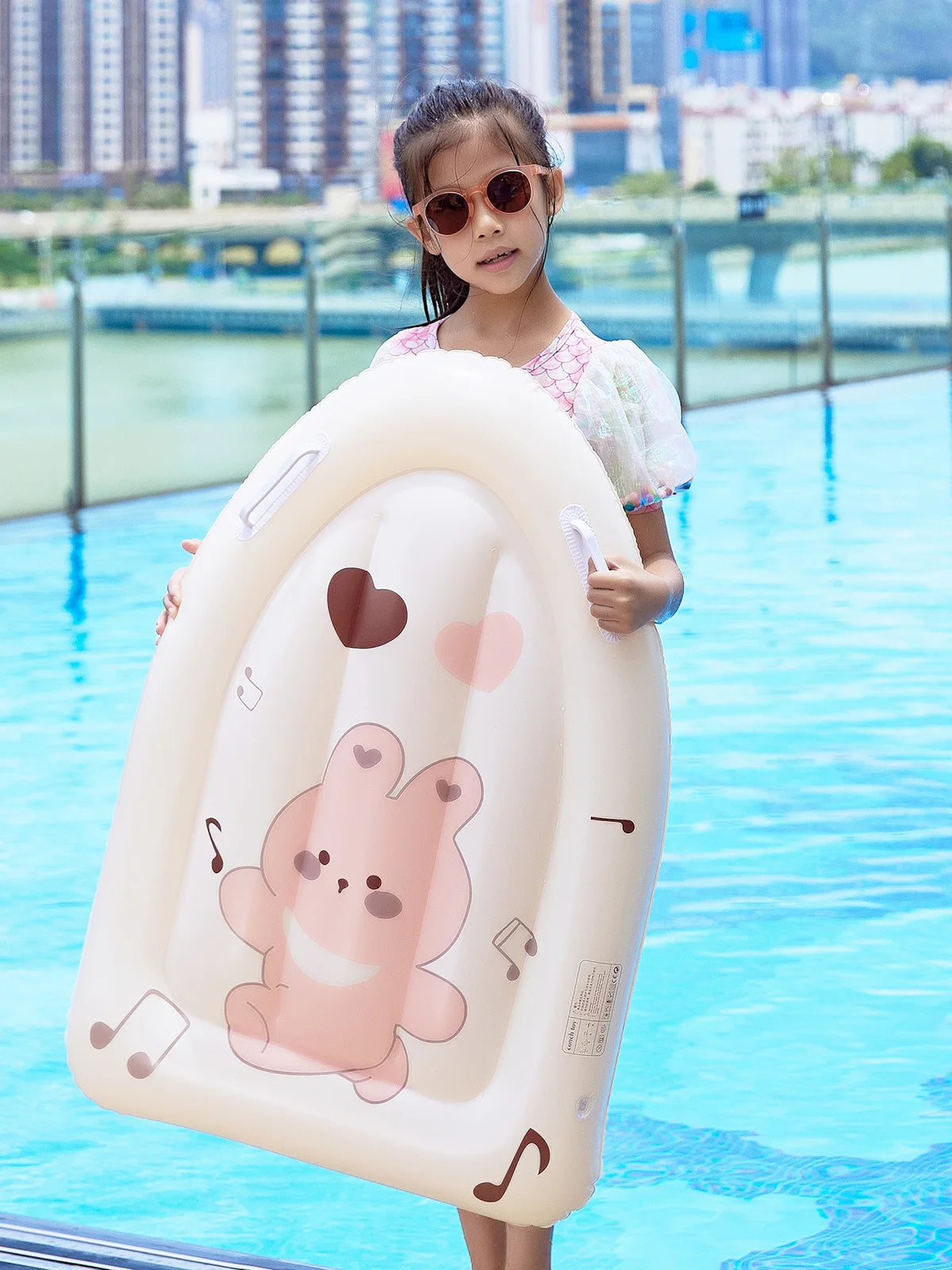 Rooxin Swim Tube Water Hammock Swim Accessory Inflatable Pool Float For Summer Water Sports Swimming Circle Swim Float