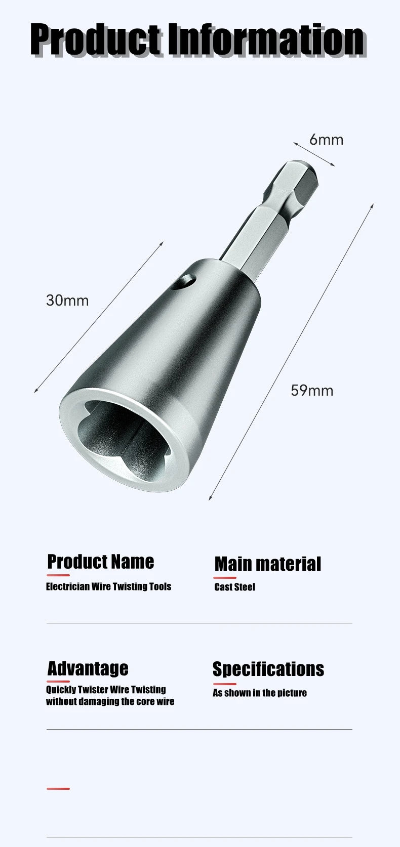 Wire Twisting Tools Handle Electrician Quickly Twister Twister Wire For Power Drill Drivers Twister Twisted Twist Cable Device