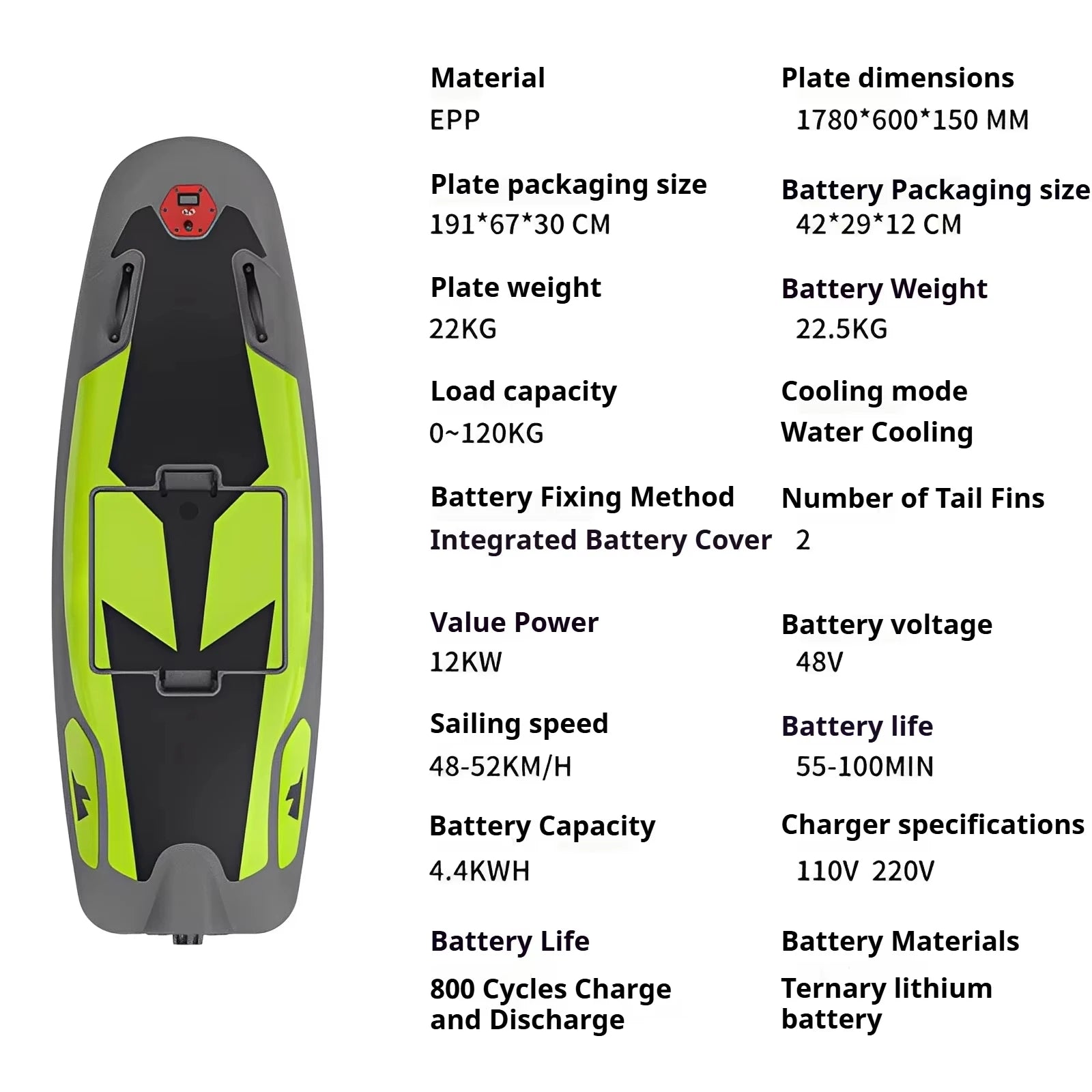 Carbon fiber electric surfboard high speed power jet water ski water Sports beach recreation entertainment Water surfing board