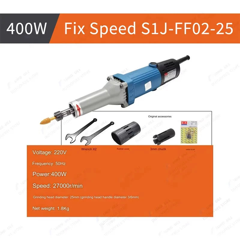 Electric Grinding And Polishing Machine Straight Grinder Electric Grinding And Polishing Machine Carving Root Rotary Tools