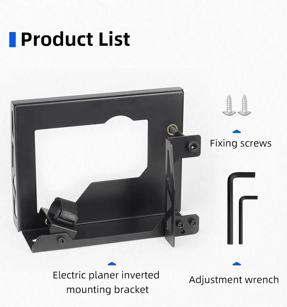 Electric Planer Inverted Stand Woodworking Planer Stand DIY Woodworking Tools Household Flip Mounting Tool