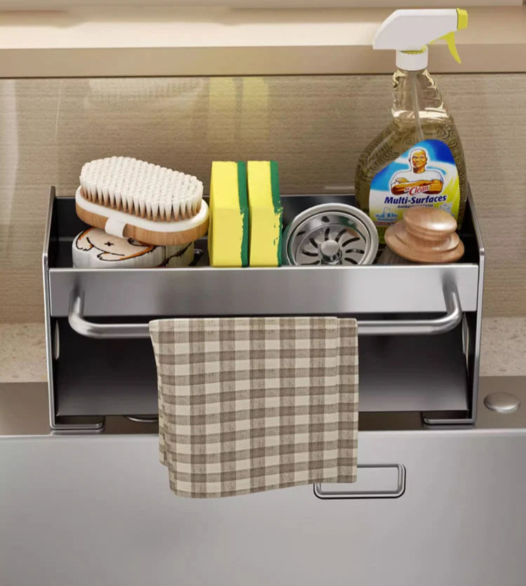 Kitchen Sink Stand Sponge Holder Dish Drainer Organizers Storage Accessories Shelf Storage Organizer Dish Drying Rack Gadgets