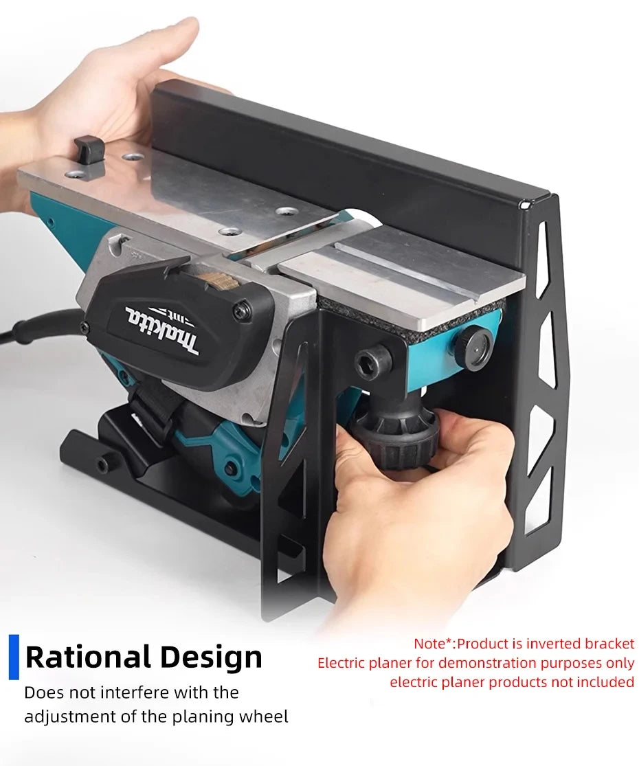 Electric Planer Inverted Stand Woodworking Planer Stand DIY Woodworking Tools Household Flip Mounting Tool