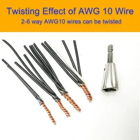 1PC Wire Twisting Tools Quickly Twister Electrician Artifact for Power Drill Drivers Twisted Connector Cable Device Multi-tool