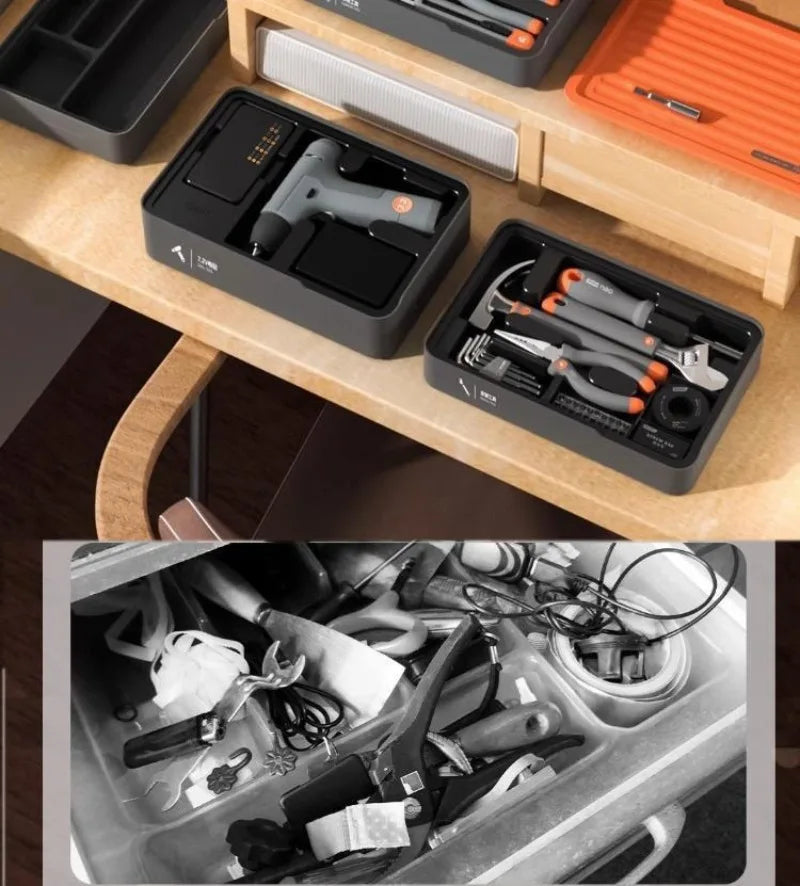 Daily Household Hand Tool Sets Multifunctional Hand Tool Sets Wire Cutter Hammer Lithium Electric Drill Emergency Repair Tools