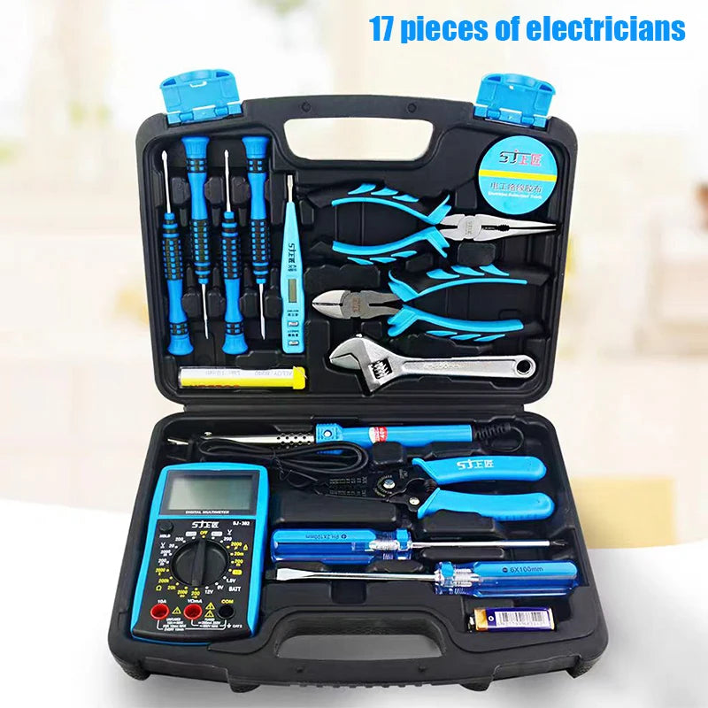 Electrician Multimeter Manual - Electrical Toolbox Hardware Maintenance Set - Household Tools - Optional 17/25/65 Pieces