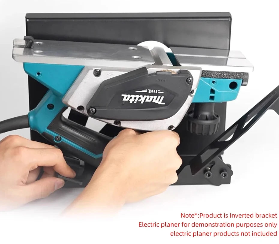 Electric Planer Inverted Stand Woodworking Planer Stand DIY Woodworking Tools Household Flip Mounting Tool