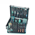 Special Tools Set For Electricians: Multimeter, Soldering Iron, Screwdriver, Knife, Scissors Tool Set.