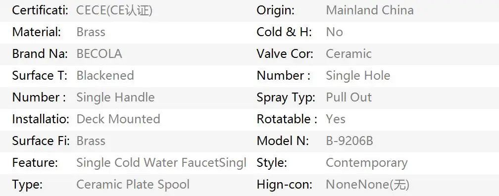 Kitchen Sink Faucet Matte Black Series for Sink Vessel Stainless Steel Hot and Cold Water Mixer Faucet