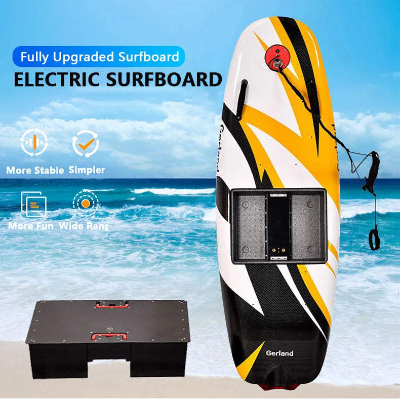 12KW high power motor carbon fiber battery agile electric surfboard