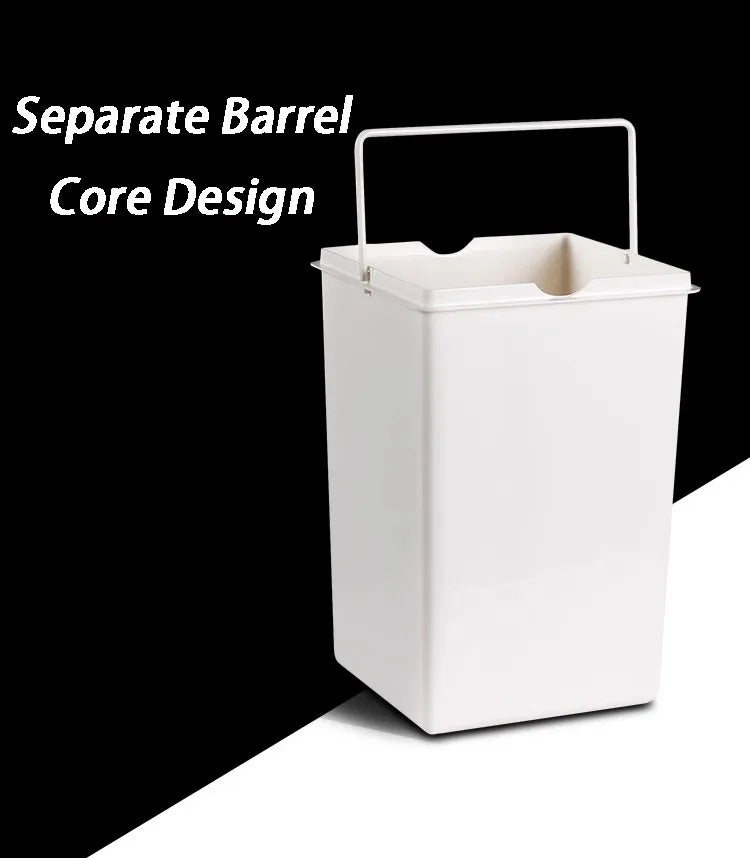 Kitchen Sink Trash Can Large Kitchen Cabinet Recycle Bin Food Waste Litter Bins Dustbin Recycling Trash Sorting Home Appliance