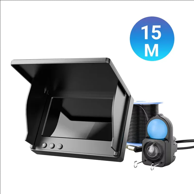 Portable Fish Depth Finder Water Handheld 1080P 4.3 Inch LCD Fish Finder Underwater 120° Fishing Camera With Night Vision