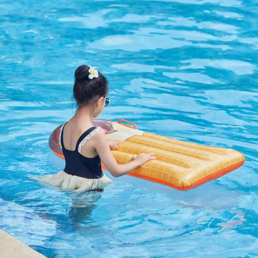 Rooxin Swim Tube Water Hammock Swim Accessory Inflatable Pool Float For Summer Water Sports Swimming Circle Swim Float