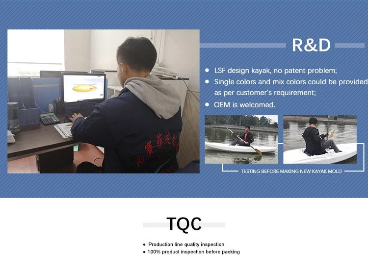 11ft Fishing Rotational Kayak With Propeller Pedal Drive Wide And Stable Sea Fishing Canoe