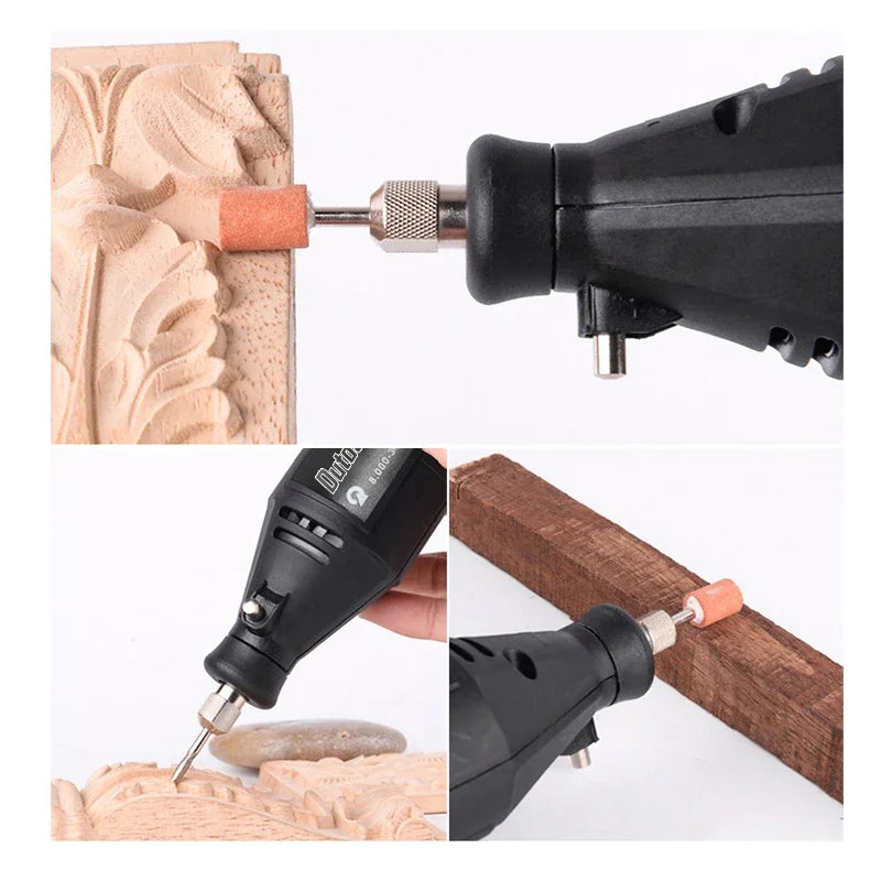 130W Power Tools Electric Mini Drill Die Grinder Engraver Polisher with Rotary Tools Set Kit Variable Speed Dremel Engraving Pen