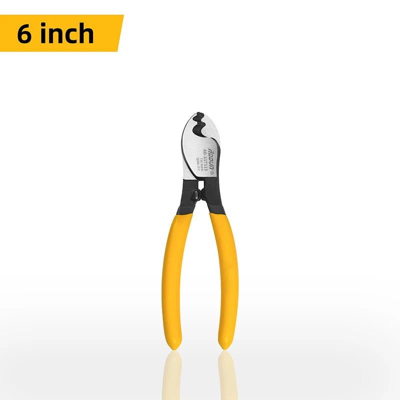 Electrician Professional Pliers Insulated Cable Cutter Shock Wire Stripper Tool Pliers Cable Scissors Hand Tools