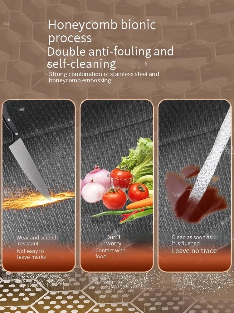 Stainless Steel Waterfall Kitchen Sink Extra Large Single Bowl Digital Display Multifunctional Dishwashing sinks