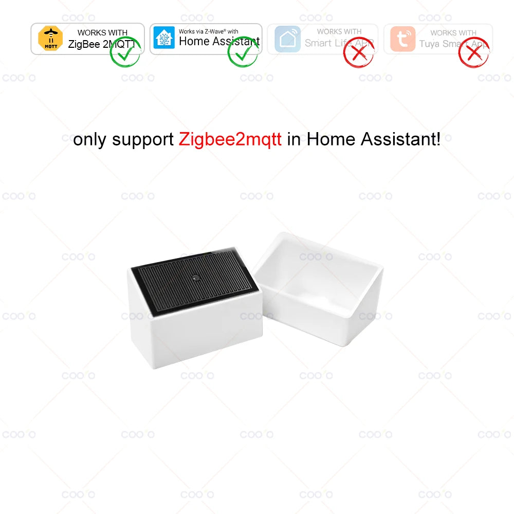 2 in 1 Tuya Zigbee Rain Sensor with Light Detector IPX4 Outdoor Waterproof Rain Detector work with Smart Life Home Assistant Z2M