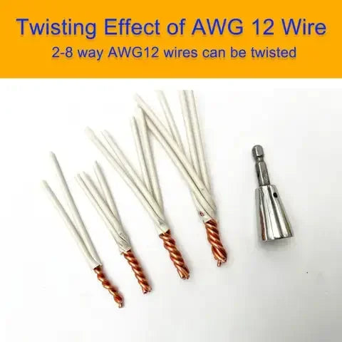 1PC Wire Twisting Tools Quickly Twister Electrician Artifact for Power Drill Drivers Twisted Connector Cable Device Multi-tool