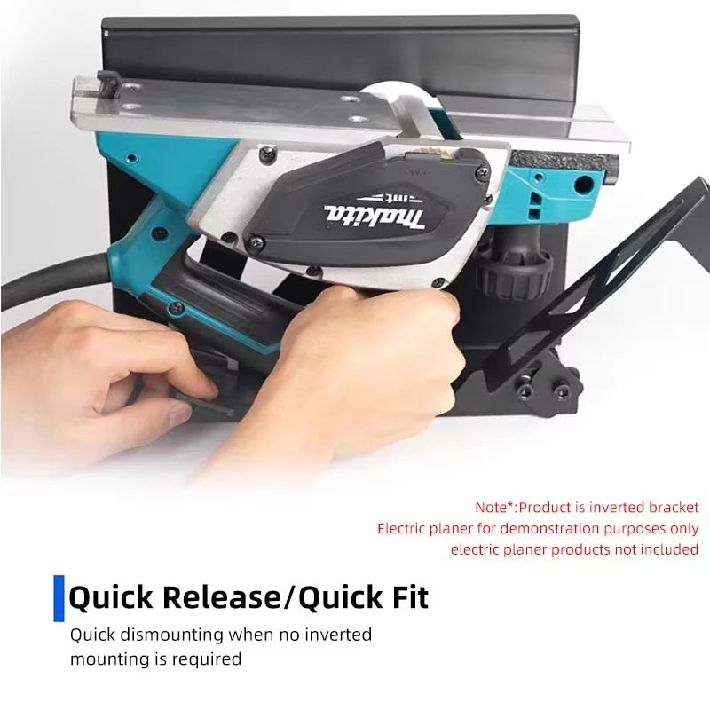 Electric Planer Inverted Stand Woodworking Planer Stand DIY Woodworking Tools Household Flip Mounting Tool