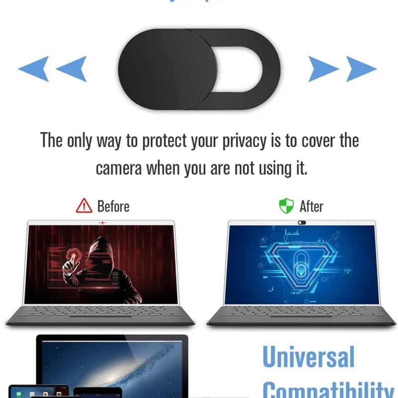 3/6/12pcs Laptop Camera Cover Slide Webcam Blocker , for iPhone, iPad, MacBook Pro Ultra Thin Camera Privacy Protector