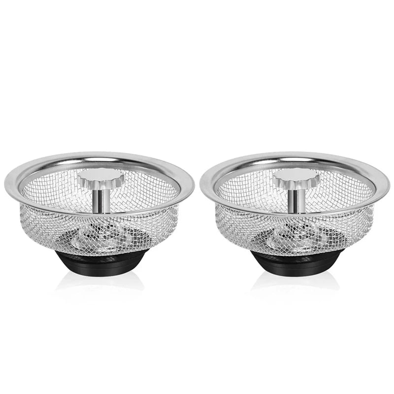 Kitchen Sink Filter Stainless Steel Sink Sewer Mesh Strainers Kitchen Tools Bathroom Floor Drains Hair Catcher Waste Plug Filter