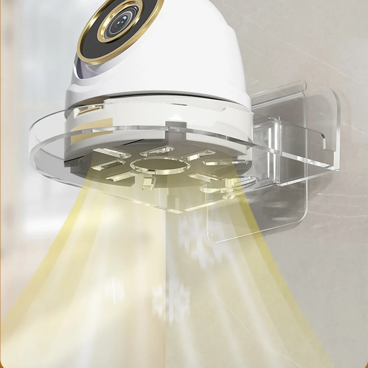 1/2PCS Wall Mounted Camera Bracket Adhesive, No Drilling, Household Indoor Storage, Fixed Monitoring Rack, Tray, Item Storage