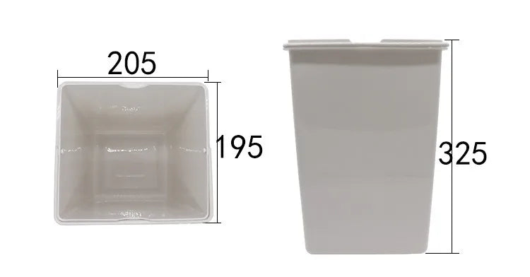 Kitchen Sink Trash Can Large Kitchen Cabinet Recycle Bin Food Waste Litter Bins Dustbin Recycling Trash Sorting Home Appliance