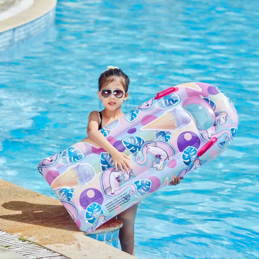 Rooxin Swim Tube Water Hammock Swim Accessory Inflatable Pool Float For Summer Water Sports Swimming Circle Swim Float