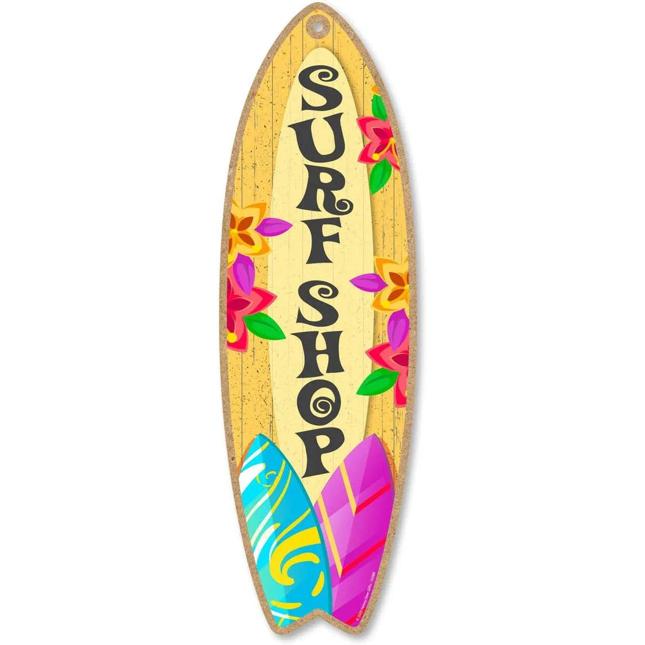 Surfboard Wooden Hanging Sign Ocean Decor Summer Decor Outdoor Decor Summer Theme Wall Decor Beach Signs for Home Cafe Bar Decor