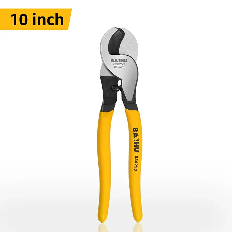 Electrician Professional Pliers Insulated Cable Cutter Shock Wire Stripper Tool Pliers Cable Scissors Hand Tools