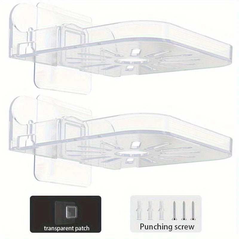 Universal Non-Drilling Wall Mount for CCTV Camera - Durable and Space-Saving Storage Holder