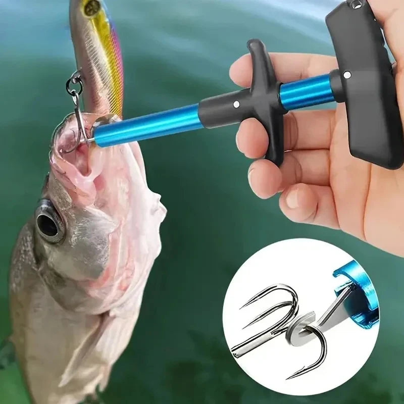 1pc Fishing Hook Remover Tool Fishing Lure Remover Aluminum Tube Hook Detacher Portable Fish Hook Out Extractor