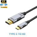8k@60hz USB C to HDMI-Compatible cable 4k@120hz 2.1 Thunderbolt 4 Compatible HDTV Cable for PC MacBook Pro HUAWEI